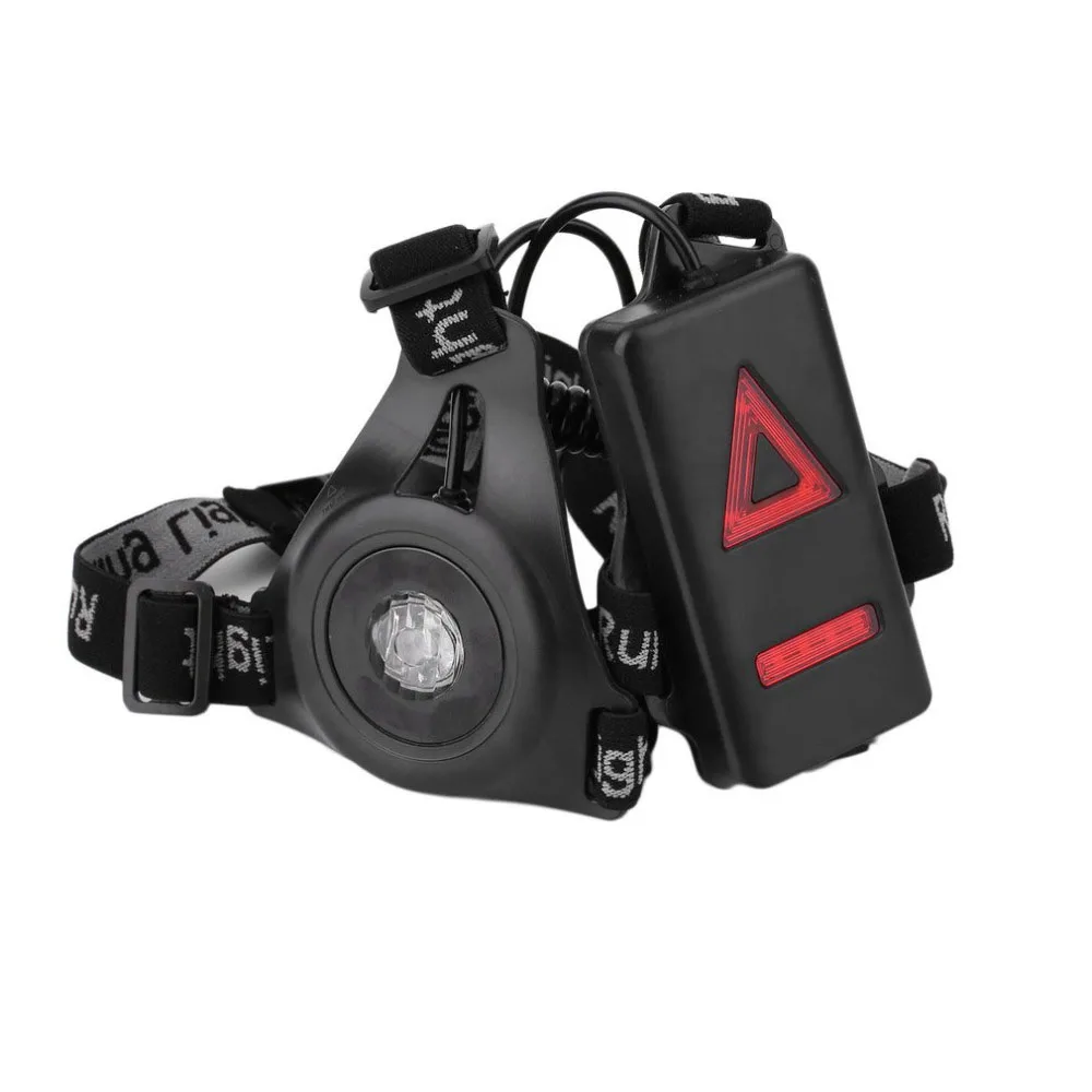 

Running Lights Outdoor Sport LED Night Running Flashlight Warning Lights USB Charge Chest Lamp White Light Torch