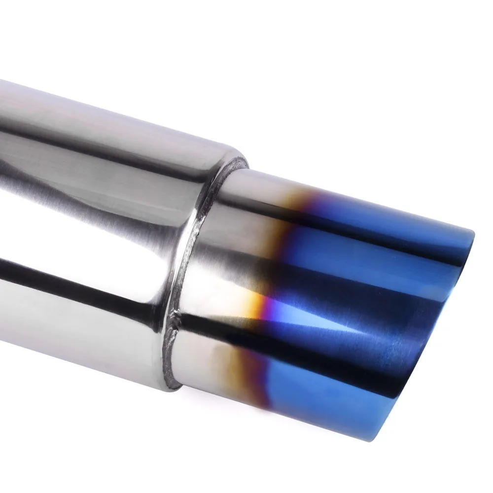 RASTP Hi Мощность Универсальный 304 Нержавеющая сталь золото выхлопной трубы