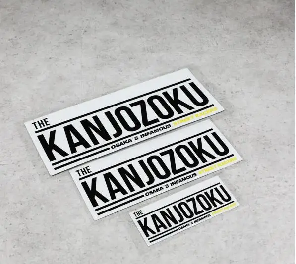 

Reflective Kanjozoku Osaka's Infamous Street Vinyl Stickers Japan OSAKA JDM Drift Racing Decal Motorcycle Car Decals