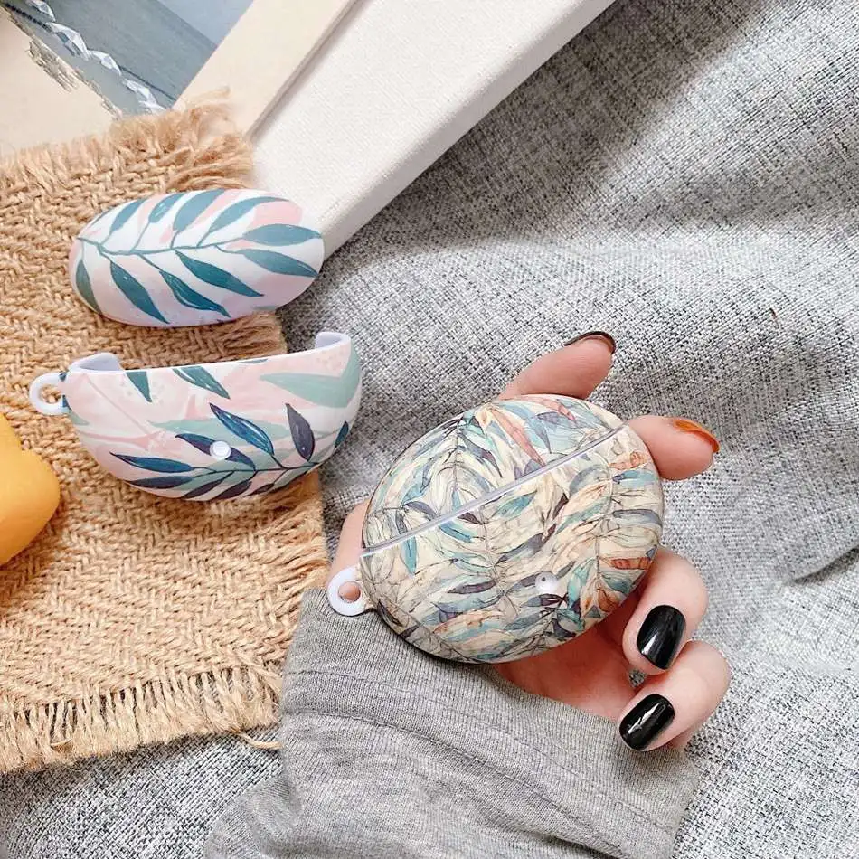 

Чехол для наушников Huawei FreeBuds 4i, матовый чехол для наушников с цветочными весами, листьями, чехол для Huawei FreeBuds 4i, Жесткий Чехол из поликарбона...