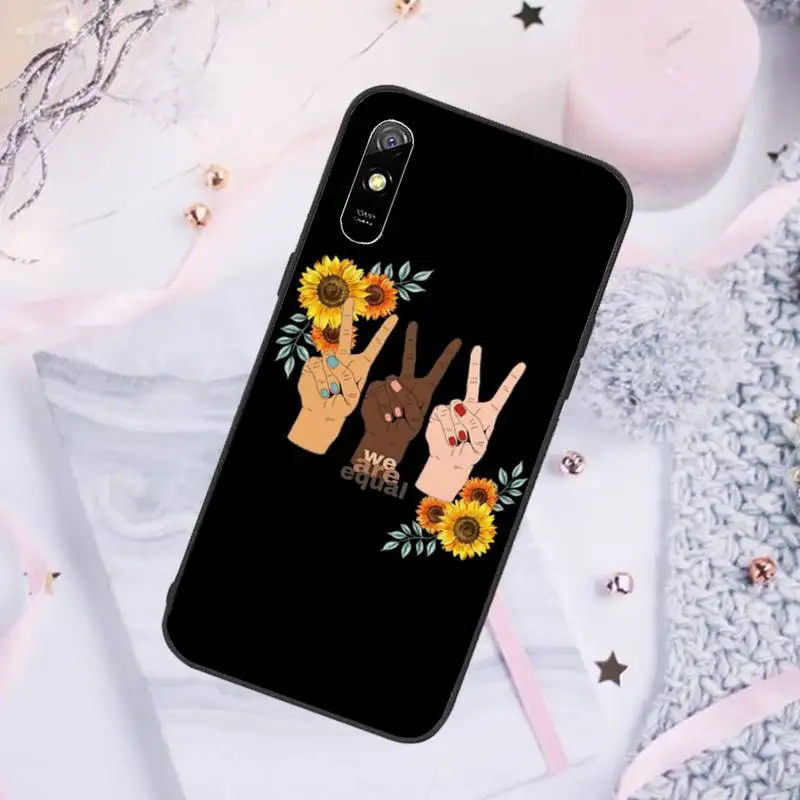 

Black Lives Matter BLM Phone Case For Xiaomi Mi Redmi Note 7 8 9 pro 8T 9T 9S 9A 10 Lite pro