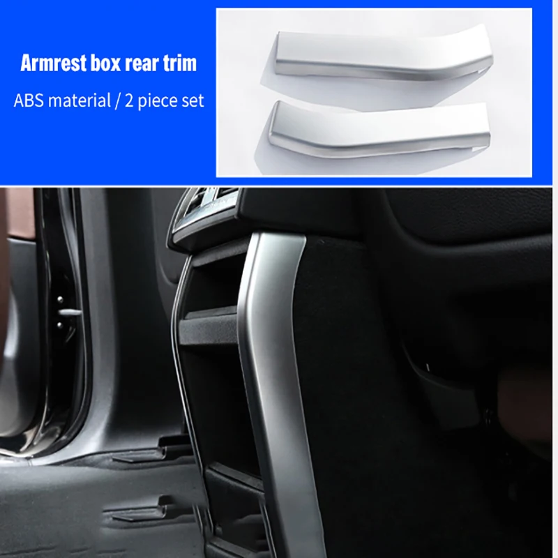 

Для BMW X5 F15 2014-2018 ABS хромированный задний подлокотник отделка 2 шт.