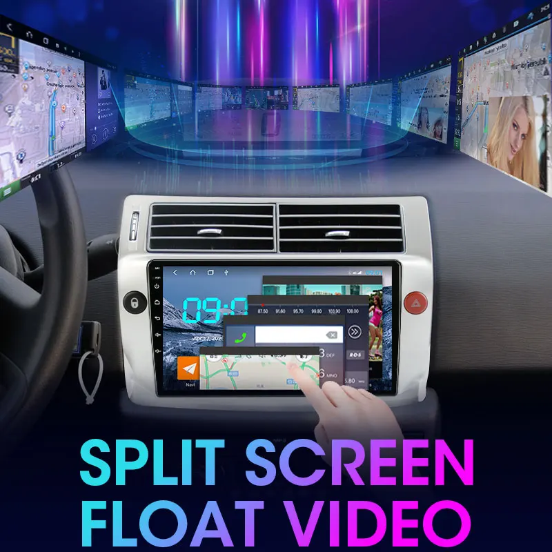 Автомагнитола Srnubi 2 DIN Android 10 для Citroen C4 C-Triumph C-Beau 2004-2014 мультимедийный видеоплеер RDS