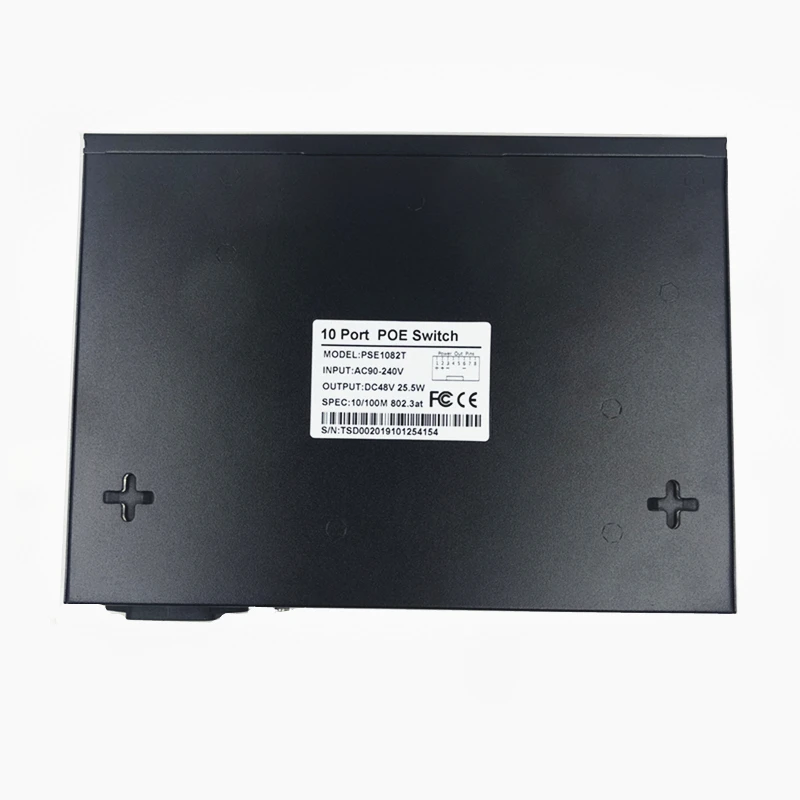 48V Ethernet POE switch with 8 10/100Mbps Port IEEE 802.3 af/at Suitable for IP camera/Wireless AP/CCTV camera system | Компьютеры и