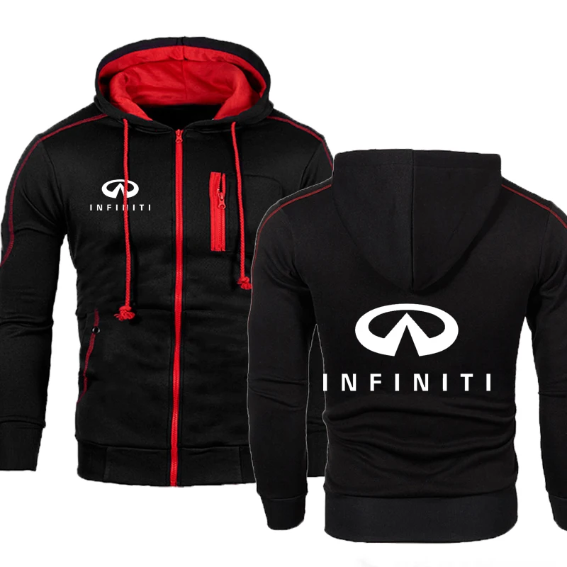 Новинка Сезон весна-осень Мужская Толстовки Infiniti автомобильные брелки с