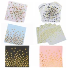 20 шт.компл. креативные салфетки в горошек из розового золота, одноразовые бумажные салфетки, бумажные салфетки для дня рождения, товары для вечеринки, свадебные украшения