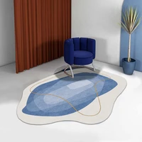 thick irregular blue large carpets for living room area rugs carpet rug bedroom modern printng sofa beside kids play floor mats