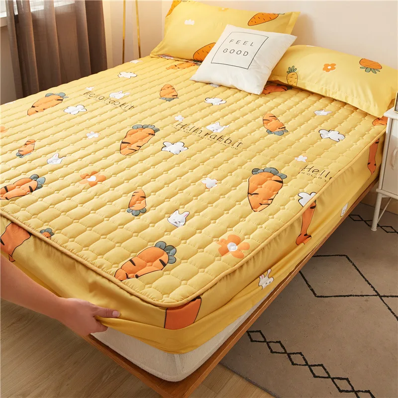 4 цвета антибактериальные чехлы на матрас защитный хлопковый с принтом