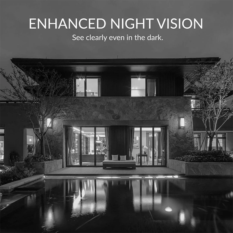 Камера Безопасности Kami белая домашняя/уличная беспроводная система