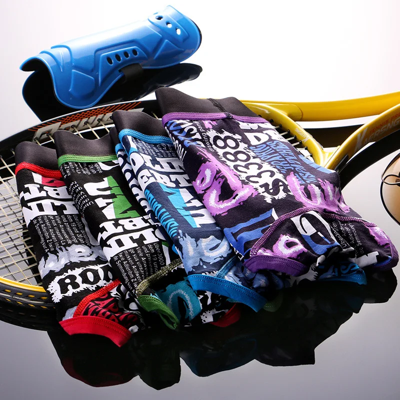 Мужские трусы боксеры нижнее бельё из чистого хлопка 2020 мужские с принтом версия