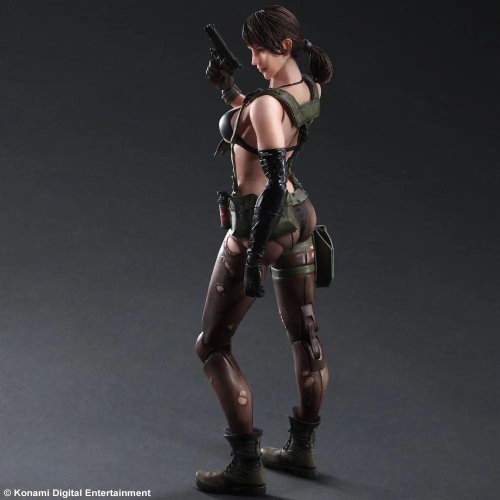 Play Arts KAI Game Metal Gear Solid V The Phantom Pain Тихая фигурка подвижная Женская снайперская