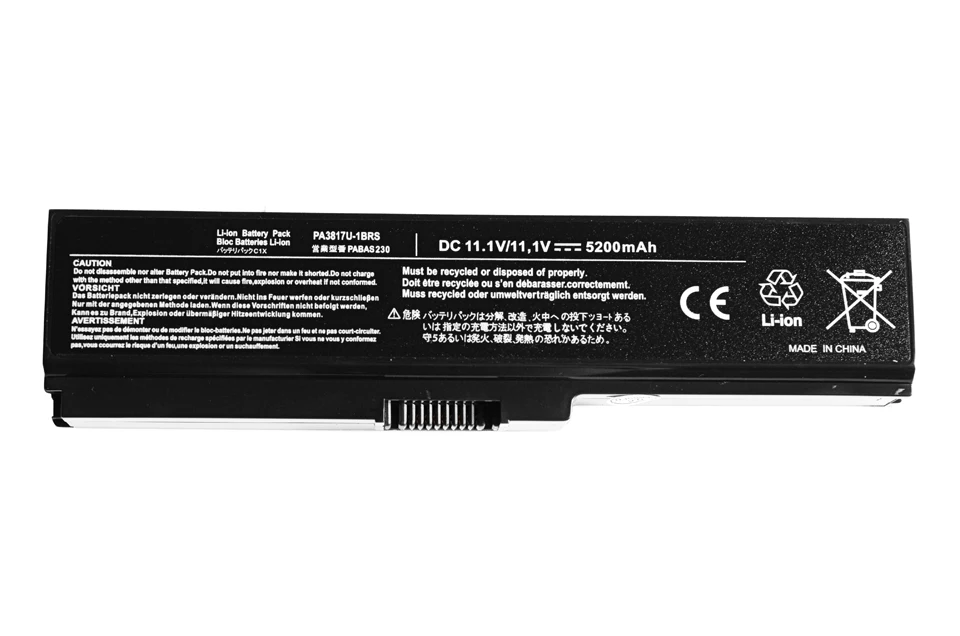 ApexWay ноутбук Батарея для Toshiba Satellite A660 C640 C650 C655 C660 L510 L630 L640 L650 U400 PA3817U-1BRS PA3816U-1BAS