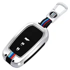 Чехол для автомобильного ключа чехол для Toyota Hilux Fortuner Land Cruiser Camry Coralla Crown RAV4 Highland 3 кнопки автомобильные аксессуары