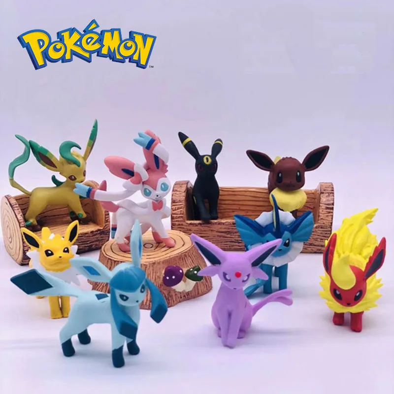 Фигурки героев семьи Takara Tomy Pokemon Eevee Коллекционная модель экшн игрушки для детей