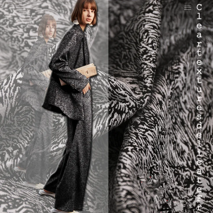 Модная одежда легкая Роскошная жаккардовая ткань материалы для шитья одежды