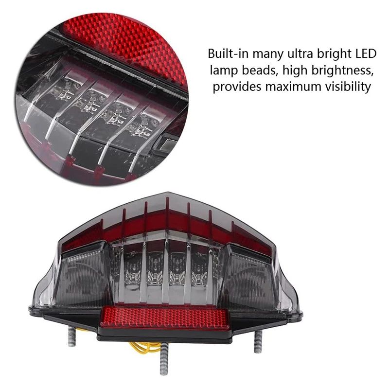 

Motorcycle Turn Signals Light Blinker Indicator Rear Lights Brake Light LED Taillight for BMW F650GS R1200GS R1200