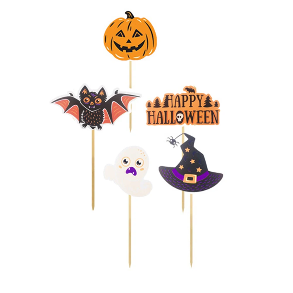 5 шт. комплект экстракласса для торта на Хэллоуин забавный фруктовый десерт