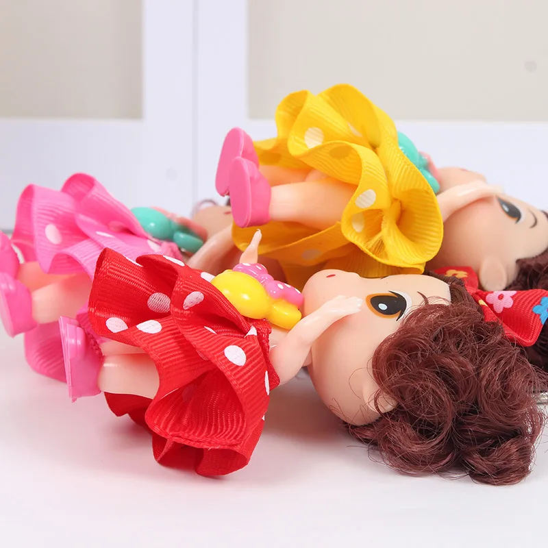 9 см ручная работа мини красочные куклы принцессы маленькая девочка кукла полное