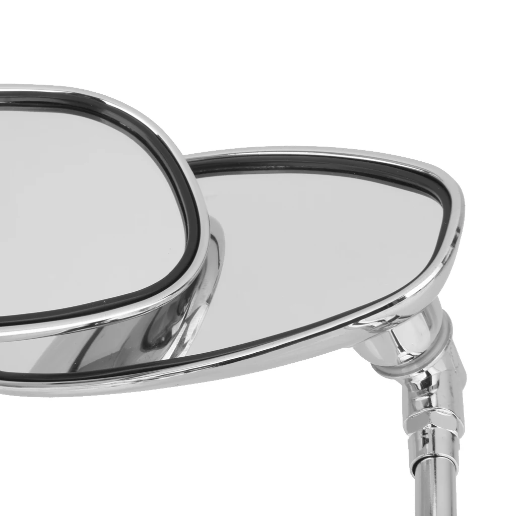 1 шт. универсальное хромированное боковое зеркало заднего вида для мотоцикла