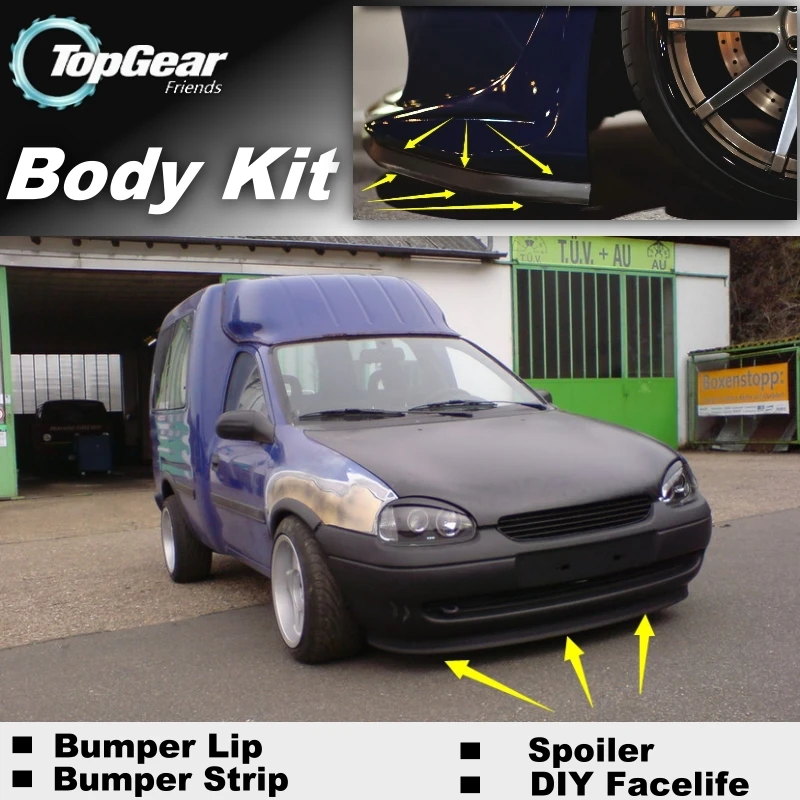 

Bumper Lip Deflector For Opel Combo D For Fiat Doblo For Vauxhall Combo Ram ProMaster City Front Spoiler Skirt / Body Kit Strip