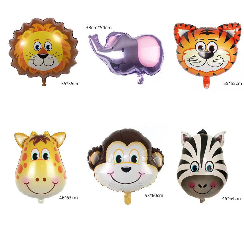 

7pcs animal latex balloon series birthday party baby shower baptism wedding holiday venue decoration children's toys