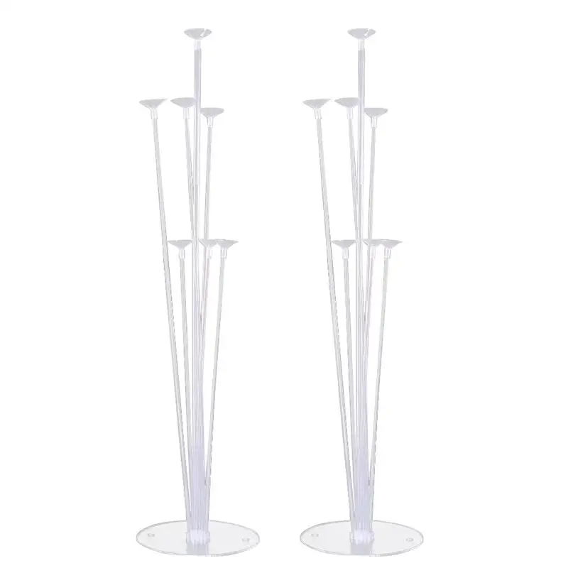 

2 Set Balloons Desktop Display Holder Balloons Column Stand Table Balloon Stand Party Scene Layout Detachable Balloons Rack