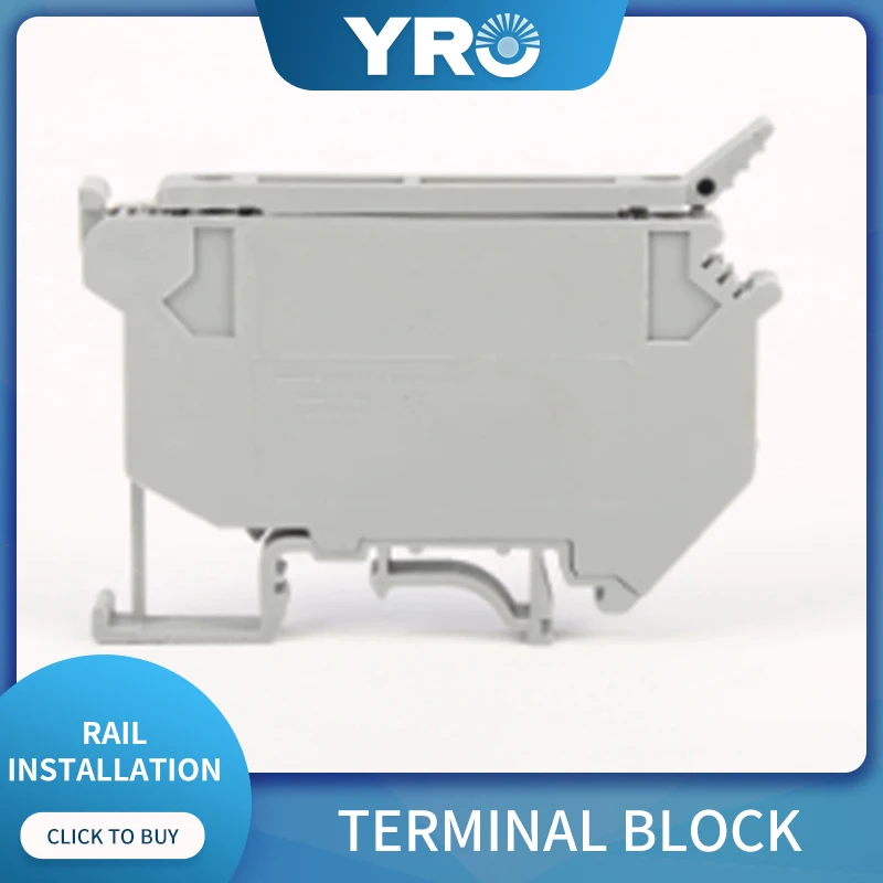 Клеммная колодка на Din-рейку стандартная с разъемом клеммной колодки плавкими