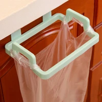 trash bag holder rack kitchen accessories garbage bag storage rack portable hanging cupboard door back bathroomtowel holder