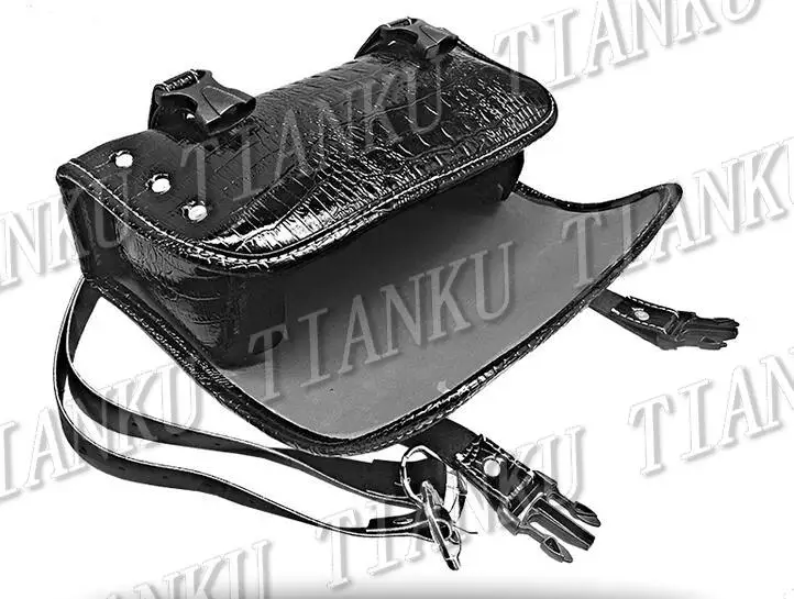 Черная сумка для инструментов вилка руль пряжки сумок VStar 400 650 Virago Xv Road Star Shadow Steed