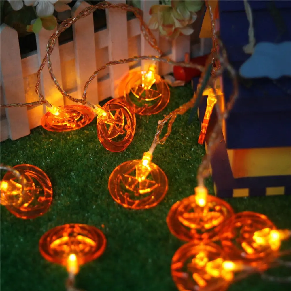 ICOCO 20 светодиодный светильник LightsHalloween тыквенный на батарейках Новинка для