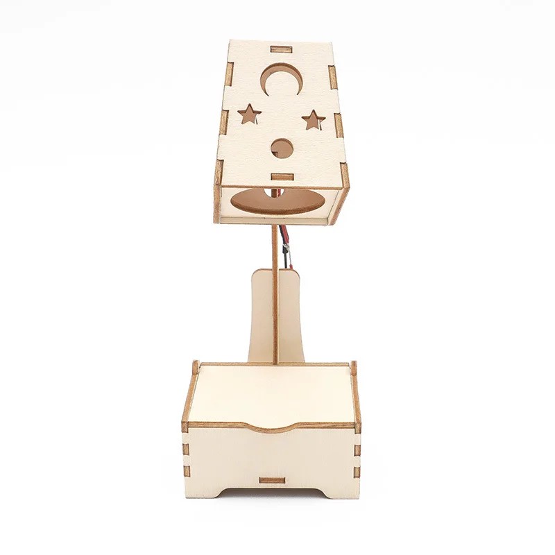 Рождественский подарок лампа ручной работы для детского сада деревянная модель