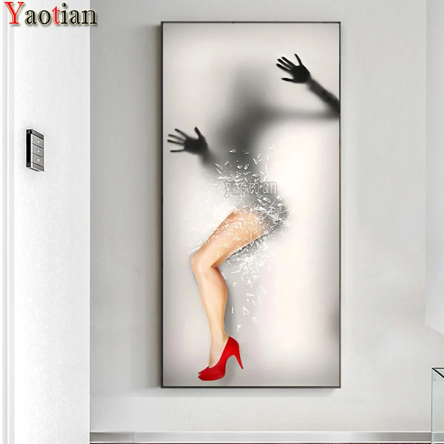 

5D Diamond Painting DIY Diamond Mosaic Cross Stitch Kits Abstract Sexy Woman Full Square Round Drill Embroidery Home Decoration