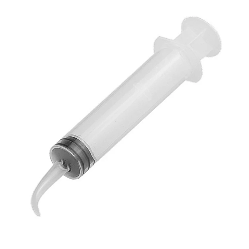 

10Pcs Disposable Dental Irrigation Curved Syringe Tip Utility Hobby Tool 12CC Injector Oral Care Tooth Whitening Instruments