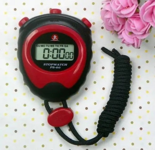 Цифровой спортивный секундомер таймер 1/1000 секунды Профессиональный хронограф