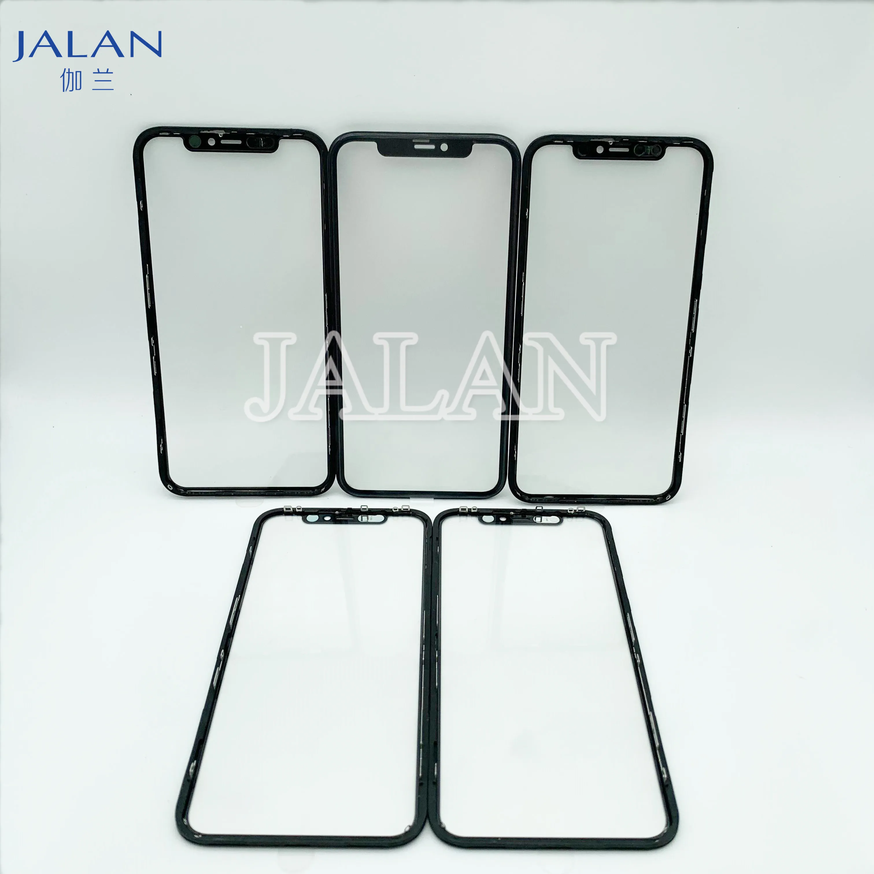 2pcs Glass with Frame+oca+Eeamesh For IP 11 XR LCD Touch Screen Outer Bezel OCA Glue Replacement Repair | Мобильные телефоны и