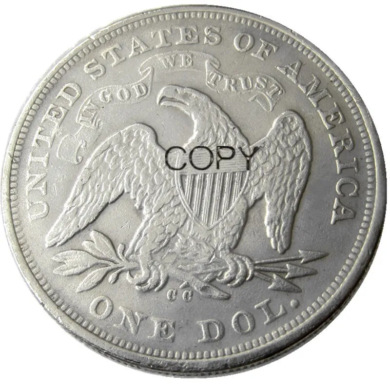 

1872-CC Seated Liberty Dollar Silver Plated Copy Coins