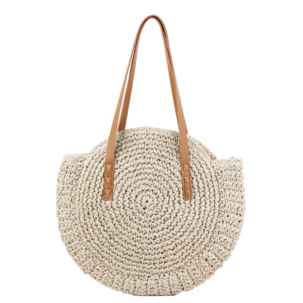 Женская сумка на одно плечо милая винтажная ручная круглая летняя для девочек