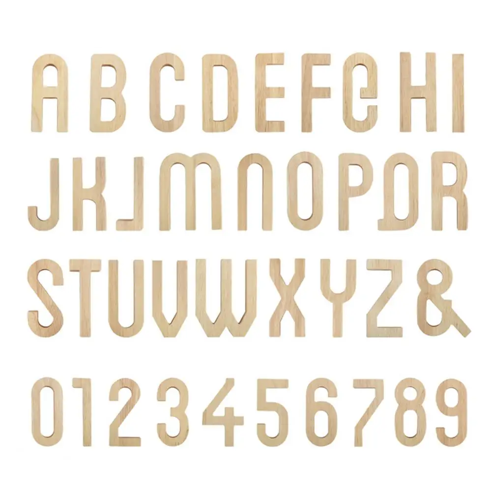 Kids Wooden Letter Number Design Fridge Magnet Sticker Creative Building Blocks | Игрушки и хобби