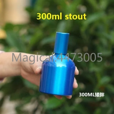 

1-2pcs 30-500ml blue Aluminum empty spray bottle blue cap Fine Mist Refill/silver sprayer cosmetic jar Sample subpackage travel