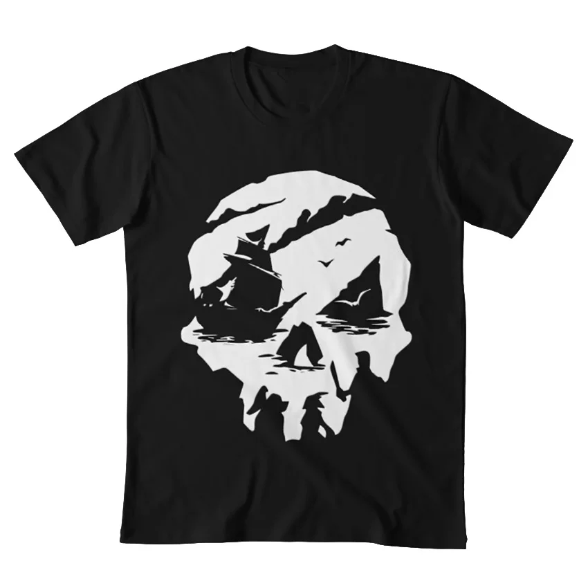 Игровая футболка с морскими ворами черепами и ворами|Мужские футболки| |