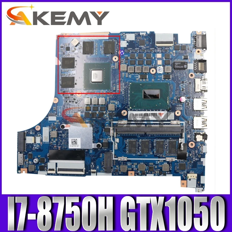 

Akemy For Lenovo 330-15ICH 330-17ICH Notebook Computer Motherboard NM-B671 Motherboard CPU I7-8750H GPU GTX1050 Tested 100% Work