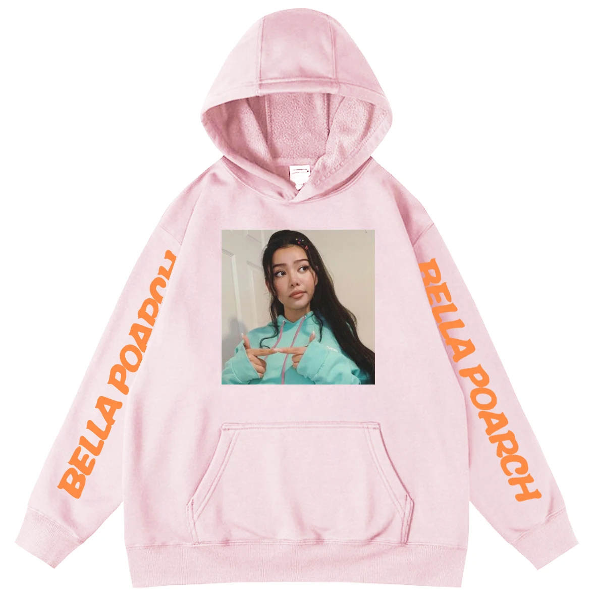 

Bella Poarch Hip Hop Streetwear Tracksuit Kids Jacket Cuff Print Harajuku Children Hoodie Sweatshirt Hoodies Child Boys Girls