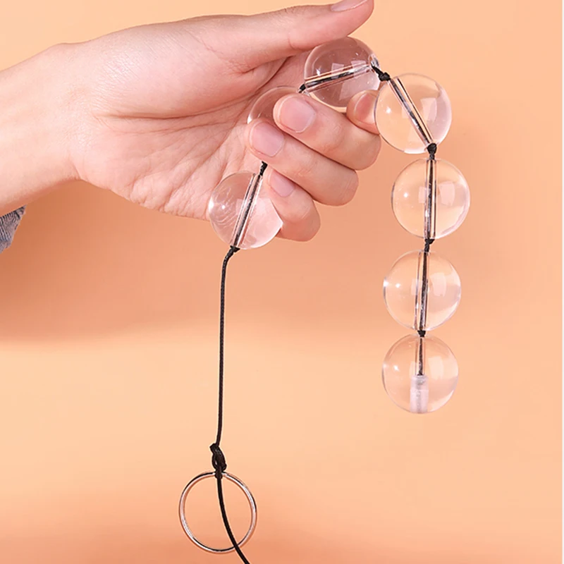 Стеклянные анальные шарики Анальная пробка Ранняя для взрослых мастурбация