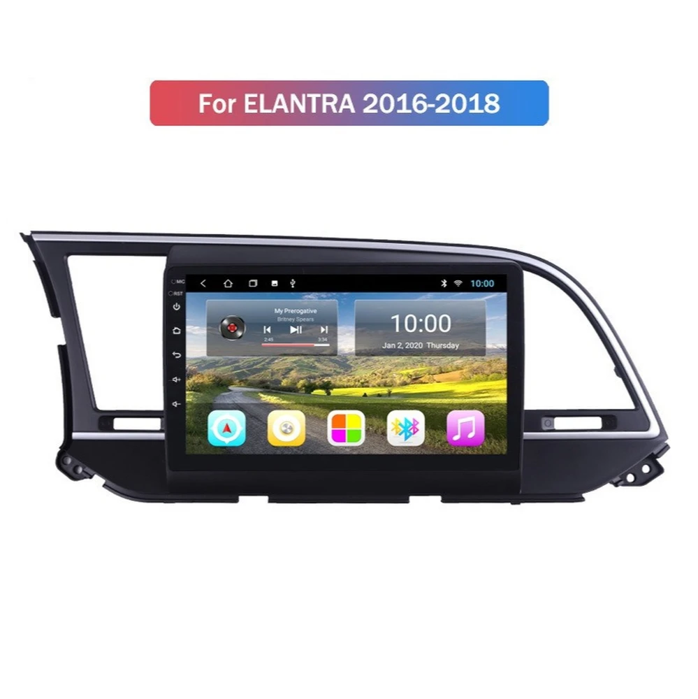 Автомобильный мультимедийный плеер Android с GPS-навигацией для HYUNDAI ELANTRA 2016-с Wifi 4G DSP