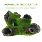 Украшение для аквариума аквариум с видом на горы домик на дереве для аквариума пещера-украшение ландшафтное украшение для аквариума гаджет