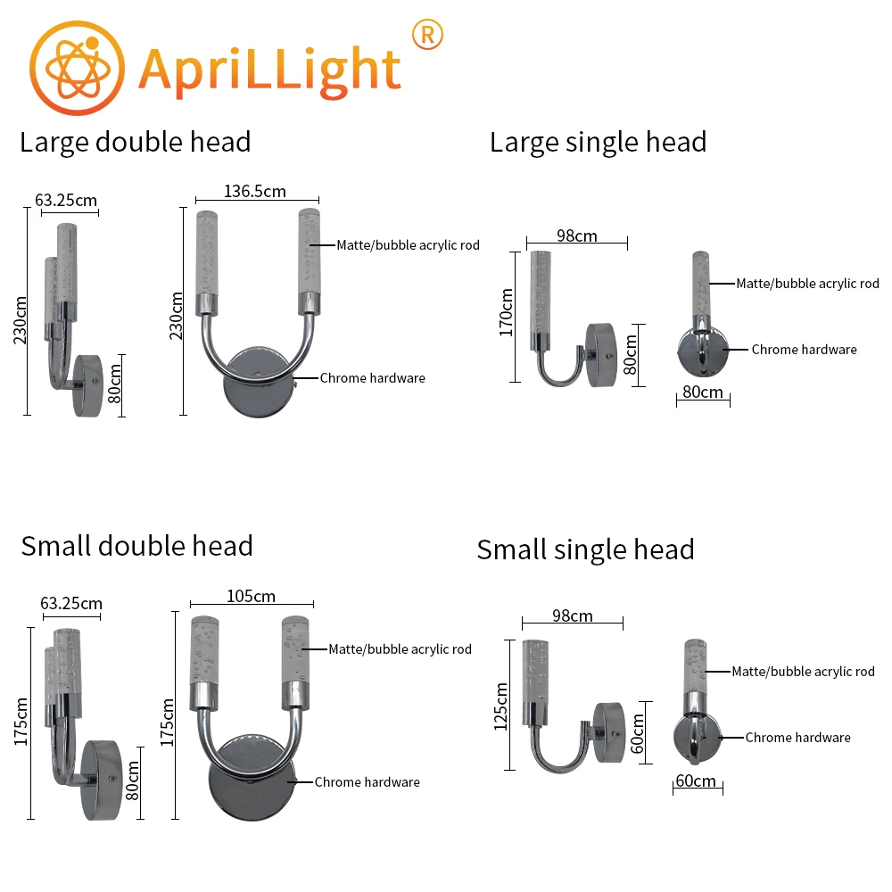 Акриловый креативный современный светодиодный настенный светильник лампа для