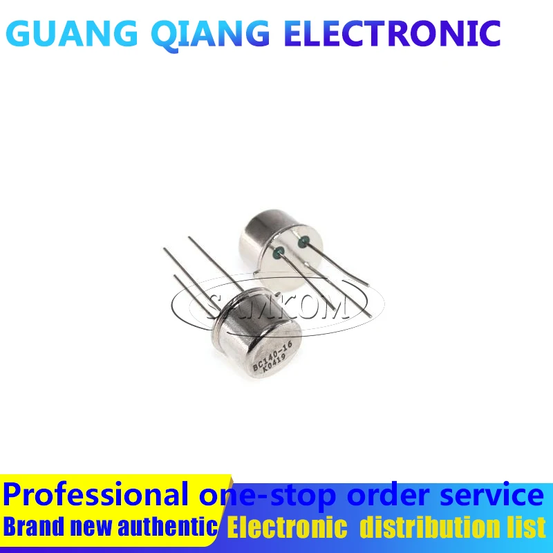 BC140-16 Транзистор: Силовые транзисторы NPN, биполярная, 40V, 1A, 0,8/4W, TO39