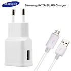 Оригинальное настенное зарядное устройство Samsung 10 Вт, кабель Micro USB типа C для Samsung Galaxy A11 A31 A51 A71 A91 A32 A52 S8 S9 S10 Plus