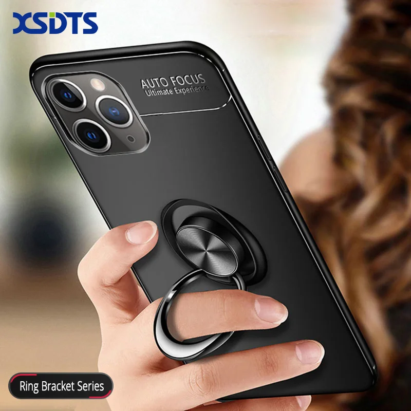 Силиконовый чехол для iPhone 12 Mini 11 Pro XS Max X XR 8 7 6 6S Plus 5 5s SE 2020 SE2 Магнитный Кронштейн