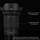Z20 1,8 S защитный чехол для объектива NIKON Nikkor Z 20 мм F1.8 S Наклейка на объектив Защита от царапин покрытие пленка 3M винил